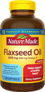 Nature Made Flaxseed Oil 1000 Mg, Fish Free Omega 3 Supplement, Dietary Supplement For Heart Health Support, 180 Softgels, 180 Day Supply Nature Made Flaxseed Oil 1000 Mg, Fish Free Omega 3 Supplement, Dietary Supplement For Heart Health Support, 180 Softgels, 180 Day Supply