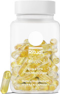 Ritual Omega 3 - Vegan - Science-Backed Dose Of Dha & Epa Fatty Acids In 2:1 Ratio, Bioavailable, Brain And Heart Health Support, Minimal Burp-Back, Sustainably Sourced Microalgae, 30 Day Supply Ritual Omega 3 - Vegan - Science-Backed Dose Of Dha & Epa Fatty Acids In 2:1 Ratio, Bioavailable, Brain And Heart Health Support, Minimal Burp-Back, Sustainably Sourced Microalgae, 30 Day Supply
