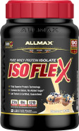 Allmax Isoflex Whey Protein Isolate, Blueberry Muffin - 2 Lb - 27 Grams Of Protein Per Scoop - Zero Fat & Sugar - 99% Lactose Free - Gluten Free & Soy Free - Approx. 30 Servings