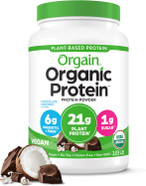 Orgain Organic Vegan Protein Powder, Chocolate Coconut 2 Lb
