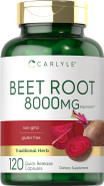 Carlyle Beet Root Capsules | 8000 Mg | 120 Count | Non-Gmo And Gluten Free Supplement Carlyle Beet Root Capsules | 8000 Mg | 120 Count | Non-Gmo And Gluten Free Supplement