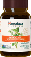 Himalaya Mindcare, Nootropic Brain Supplement Booster For Mental Sharpness, Focus, Memory & Cognitive Wellness, 1170 Mg, 60 Capsules
