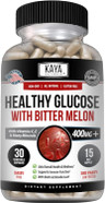 Kaya Naturals Healthy Gluco With Bittermelon Supplement | Support Healthy Levels And Function, 20 Herbs Vitamins And Minerals, Alpha Lipoic Acide, Cinnamon, Vitamin C & E, Non-Gmo (30 Count) Kaya Naturals Healthy Gluco With Bittermelon Supplement | Support Healthy Levels And Function, 20 Herbs Vitamins And Minerals, Alpha Lipoic Acide, Cinnamon, Vitamin C & E, Non-Gmo (30 Count)