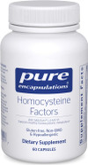 Pure Encapsulations Homocysteine Factors | Supplement To Support Normal Homocysteine Levels And Cardiovascular Health* | 60 Capsules Pure Encapsulations Homocysteine Factors | Supplement To Support Normal Homocysteine Levels And Cardiovascular Health* | 60 Capsules