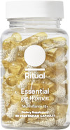 Ritual Multivitamin For Women 18+ With Vitamin D3 For Immune Support*, Vegan Omega 3 Dha, B12, Iron, Gluten Free, Non Gmo, Usp Verified, 30 Day Supply, 60 Capsules