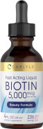 Carlyle Biotin Liquid Drops 5000Mcg | 4 Fl Oz | Berry Flavor | Vegetarian, Non-Gmo & Gluten Free Supplement Carlyle Biotin Liquid Drops 5000Mcg | 4 Fl Oz | Berry Flavor | Vegetarian, Non-Gmo & Gluten Free Supplement