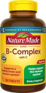 Nature Made Super B Complex With Vitamin C And Folic Acid, Dietary Supplement For Immune Support, 360 Tablets, 360 Day Supply Nature Made Super B Complex With Vitamin C And Folic Acid, Dietary Supplement For Immune Support, 360 Tablets, 360 Day Supply