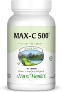 Maxi Health Max C 500 Mg - Vitamin C - With Lemon Bioflavonoids Complex - 100 Tablets