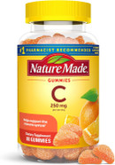 Nature Made Vitamin C 250 Mg Per Serving, Dietary Supplement For Immune Support, 80 Gummies, 40 Day Supply Nature Made Vitamin C 250 Mg Per Serving, Dietary Supplement For Immune Support, 80 Gummies, 40 Day Supply