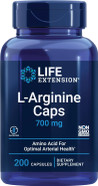 Life Extension L-Arginine Caps - L-Arginine Supplement For Men And Women With Vitamin C - For Immune System Support And Cardiovascular Health -700 Mg Gluten-Free, Non-Gmo 200 Capsules Life Extension L-Arginine Caps - L-Arginine Supplement For Men And Women With Vitamin C - For Immune System Support And Cardiovascular Health -700 Mg Gluten-Free, Non-Gmo 200 Capsules