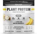 Snap Supplements Organic Plant Based Vegan Protein Powder Nitric Oxide Boosting Protein Powder, Vanilla Bean, Bcaa Amino Acid For Muscle Growth, Performance & Recovery - 30 Servings (Banana) Snap Supplements Organic Plant Based Vegan Protein Powder Nitric Oxide Boosting Protein Powder, Vanilla Bean, Bcaa Amino Acid For Muscle Growth, Performance & Recovery - 30 Servings (Banana)