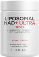 Codeage Liposomal Nad+ With Resveratrol & Vitamin B - Nad Plus Ultra For Energy & Healthy Aging Support - Nad Vitamin Supplement With Quercetin, Betaine, Riboflavin - Bioavailable - 90 Capsules Codeage Liposomal Nad+ With Resveratrol & Vitamin B - Nad Plus Ultra For Energy & Healthy Aging Support - Nad Vitamin Supplement With Quercetin, Betaine, Riboflavin - Bioavailable - 90 Capsules