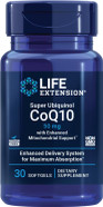 Life Extension Super Ubiquinol Coq10 With Enhanced Mitochondrial Support, Heart Health Supplement, Maximum Absorption, 50 Mg, Non-Gmo, Gluten-Free, 30 Softgels