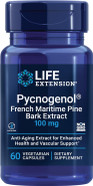 Life Extension Pycnogenol French Maritime Pine Bark Extract Scientifically Studied Healthy Aging & Vascular Health Supplement Non-Gmo, Gluten-Free, Vegetarian 60 Capsules Life Extension Pycnogenol French Maritime Pine Bark Extract Scientifically Studied Healthy Aging & Vascular Health Supplement Non-Gmo, Gluten-Free, Vegetarian 60 Capsules