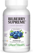 Maxi Health Bilberry Supreme With Eyebright And Lutein Eye Support Formula, 120 Count