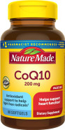 Nature Made Coq10 200Mg, Dietary Supplement For Heart Health Support, 80 Softgels, 80 Day Supply Nature Made Coq10 200Mg, Dietary Supplement For Heart Health Support, 80 Softgels, 80 Day Supply