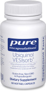 Pure Encapsulations Ubiquinol Vesisorb | Hypoallergenic Supplement | Enhanced Absorption Of Active Antioxidant Form Of Coq10 | 60 Caplique Capsules