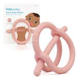 Frida Baby Get-A-Grip Babyteether For Teething Relief | 100% Food-Grade Silicone Teething Toys For Baby 0-6, 12, 18 Months Infant, Bpa-Free, Pvc-Free | Pink Frida Baby Get-A-Grip Babyteether For Teething Relief | 100% Food-Grade Silicone Teething Toys For Baby 0-6, 12, 18 Months Infant, Bpa-Free, Pvc-Free | Pink