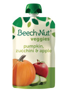 Beech-Nut Baby Food Pouches, Pumpkin Zucchini Apple Veggie Puree Baby & Toddler Food, 3.5 Oz (12 Pack) Beech-Nut Baby Food Pouches, Pumpkin Zucchini Apple Veggie Puree Baby & Toddler Food, 3.5 Oz (12 Pack)