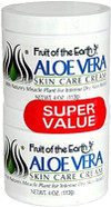 Fruit Of The Earth Aloe Vera Cream - 4Oz Each X 2 Pieces