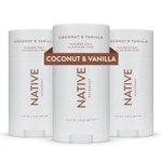 Native Deodorant Contains Naturally Derived Ingredients, 72 Hour Odor Control | Deodorant For Women And Men, Aluminum Free With Baking Soda, Coconut Oil And Shea Butter | Coconut & Vanilla, 3-Pack Native Deodorant Contains Naturally Derived Ingredients, 72 Hour Odor Control | Deodorant For Women And Men, Aluminum Free With Baking Soda, Coconut Oil And Shea Butter | Coconut & Vanilla, 3-Pack
