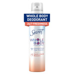 Secret Whole Body Deodorant For Women, Peach & Vanilla Scent, Aluminum Free Deodorant Spray, 72 Hr Odor Protection, 3.5 Oz Secret Whole Body Deodorant For Women, Peach & Vanilla Scent, Aluminum Free Deodorant Spray, 72 Hr Odor Protection, 3.5 Oz