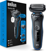 Braun Series 5 5020 Electric Razor For Men Foil Shaver With Beard Trimmer, Rechargeable, Wet & Dry With Easyclean, Black, 5 Piece Set