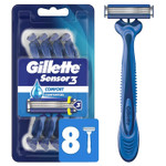 Gillette Sensor3 Comfort Men'S Disposable Razors, 12 Razors