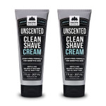 Pacific Shaving Company Clean Shaving Cream - Shea Butter + Vitamin E Shave Cream For Hydrated Sensitive Skin - Clean Formula For A Smooth, Anti-Redness + Irritation-Free Shave Cream (7 Oz, 2 Pack)