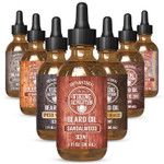 Viking Revolution Bay Rum Beard Oil For Men - Natural Softener And Conditioner With Argan & Jojoba Oils For Strengthening And Moisturizing