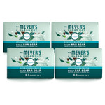 Mrs. Meyer'S Clean Day Bar Soap, Use As Body Wash Or Hand Soap, Made With Essential Oils, Birchwood_, 5.3 Oz, 4 Bars Mrs. Meyer'S Clean Day Bar Soap, Use As Body Wash Or Hand Soap, Made With Essential Oils, Birchwood_, 5.3 Oz, 4 Bars