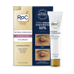 Roc Retinol Correxion Eye Cream Mini For Dark Circles & Puffiness, Daily Wrinkle Cream, Anti Aging Line Smoothing Skin Care Treatment, .25 Ounces