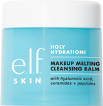 e.l.f. Holy Hydration! Makeup Melting Cleansing Balm, Face Cleanser & Makeup Remover, Infused with Hyaluronic Acid to Hydrate Skin, 2 Oz e.l.f. Holy Hydration! Makeup Melting Cleansing Balm, Face Cleanser & Makeup Remover, Infused with Hyaluronic Acid to Hydrate Skin, 2 Oz