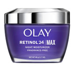 Olay Retinol 24 Max Moisturizer, Retinol Hydrating Night Face Cream, Non Greasy, Fragrance-Free 1.7 Oz Olay Retinol 24 Max Moisturizer, Retinol Hydrating Night Face Cream, Non Greasy, Fragrance-Free 1.7 Oz