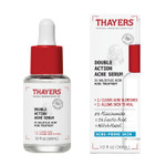 Thayers Double Action Acne Serum With Salicylic Acid, Acne Treatment Face Serum With 2% Salicylic Acid And Niacinamide, Soothing And Non-Stripping Skin Care, 1 Fl Oz Thayers Double Action Acne Serum With Salicylic Acid, Acne Treatment Face Serum With 2% Salicylic Acid And Niacinamide, Soothing And Non-Stripping Skin Care, 1 Fl Oz