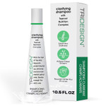 Tri Design Hair Care Clarifying Shampoo - Liquid Shampoo For Hair Deep Cleansing - Build Up & Impurities - Perfect Hair Care Products & Everyday Shampoo - 10.5 Fl. Oz