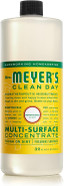 Mrs. Meyer'S Clean Day Multi-Surface Cleaner Concentrate, Use To Clean Floors, Tile, Counters, Honeysuckle, 32 Fl. Oz Mrs. Meyer'S Clean Day Multi-Surface Cleaner Concentrate, Use To Clean Floors, Tile, Counters, Honeysuckle, 32 Fl. Oz