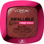 L'Oreal Paris Infallible Up To 24H Fresh Wear Soft Matte Blush, Blendable, Long-Lasting And Waterproof Cheek Make Up, Legendary Berry 15, 0.31 Oz