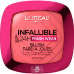 L'Oreal Paris Infallible Up To 24H Fresh Wear Soft Matte Blush, Blendable, Long-Lasting And Waterproof Cheek Make Up, Daring Rosewood 20, 0.31 Oz