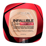 L'Oreal Paris Makeup Infallible Fresh Wear Foundation In A Powder, Up To 24H Wear, Waterproof, Ivory, 0.31 Oz L'Oreal Paris Makeup Infallible Fresh Wear Foundation In A Powder, Up To 24H Wear, Waterproof, Ivory, 0.31 Oz
