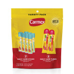 Carmex Daily Care Moisturizing Lip Balm Sticks, Spf 15, Cupcake Batter Flavor, 9 Count