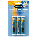 Chapstick Lip Balm Honey Nourish, Moisturizing Fomula With Shea Butter And Avocado Butter, Vitamin E, Honey Vanilla Flavor, 3Ct Bc .45Oz Chapstick Lip Balm Honey Nourish, Moisturizing Fomula With Shea Butter And Avocado Butter, Vitamin E, Honey Vanilla Flavor, 3Ct Bc .45Oz