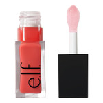 E.L.F. Glow Reviver Lip Oil, Nourishing Tinted Lip Oil For A High-Shine Finish, Infused With Jojoba Oil, Vegan & Cruelty-Free, Red Delicious