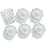 Karlash Nail Art Acrylic Liquid Powder Dappen Dish Glass Crystal Cup Glassware Tools (Pack Of 6) Karlash Nail Art Acrylic Liquid Powder Dappen Dish Glass Crystal Cup Glassware Tools (Pack Of 6)