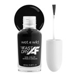 Wet N Wild Fast Dry Af Nail Polish Color, Black Throwing Shade | Quick Drying - 40 Seconds | Long Lasting - 5 Days, Shine Wet N Wild Fast Dry Af Nail Polish Color, Black Throwing Shade | Quick Drying - 40 Seconds | Long Lasting - 5 Days, Shine