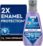 Crest Pro-Health Advanced Mouthwash, Alcohol Free, Enamel Care, 1 L (33.8 Fl Oz) Crest Pro-Health Advanced Mouthwash, Alcohol Free, Enamel Care, 1 L (33.8 Fl Oz)