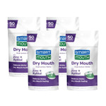 Smartmouth Dry Mouth Dual-Action Mints - Sugar-Free Breath Mints - 50 Count, 4 Pack, Mellow Mint Smartmouth Dry Mouth Dual-Action Mints - Sugar-Free Breath Mints - 50 Count, 4 Pack, Mellow Mint