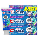 Crest Advanced Kid'S Fluoride Toothpaste, Bubblegum Flavor, 4.2 Oz, 3 Count, Color-Changing Anticavity Toothpaste Crest Advanced Kid'S Fluoride Toothpaste, Bubblegum Flavor, 4.2 Oz, 3 Count, Color-Changing Anticavity Toothpaste