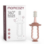 Momcozy Baby Toothbrush, 360° Toothbrush For Infant, Ultrasoft Toddler Toothbrush With Suction Base, Baby Oral Cleaner, Baby Tongue Cleaner, Pink Momcozy Baby Toothbrush, 360° Toothbrush For Infant, Ultrasoft Toddler Toothbrush With Suction Base, Baby Oral Cleaner, Baby Tongue Cleaner, Pink