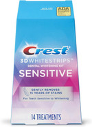Crest 3D Whitestrips For Sensitive Teeth, Teeth Whitening Strip Kit, 28 Strips (14 Count Pack) Crest 3D Whitestrips For Sensitive Teeth, Teeth Whitening Strip Kit, 28 Strips (14 Count Pack)